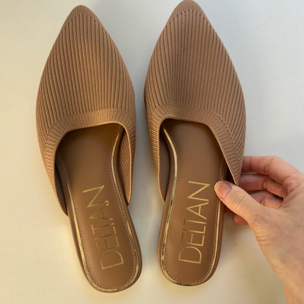 Deltan Tan Slip On Fabric